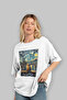 For the Love of Cats 70 Front Cat Printed White Oversize T-Shirt 100% Cotton Unisex Cat Lover Premium Design - 4