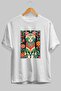 For the Sake of Cats 18 Front Cat Printed White Oversize T-Shirt 100% Cotton Unisex Cat Lover Premium Design