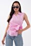 Women's Side Tie Sleeveless Blouse 260570 - 3