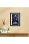 Alayra Iron Man Poster with Quote Comics Photo Frame Painting With Black Wooden Textures (12inches - 5