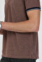 Polo Collar Cotton Pique T-Shirt - 3
