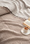 4 Layer Muslin Bedspread - 100% Cotton - King Size Reversible Muslin Coverlet - 240X260 cm - 2