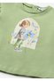 Baby Girl Printed T-Shirt Green 1080 - 2
