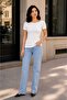 3-Pack Modal Fabric Boat Neck Solid Color Flexible Body-Hugging Slim Fit Women's Short Sleeve T-Shirt/Body - 2