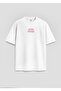 Better Everyday Written Slogan Printed Relaxed Fit Unisex White T-Shirt