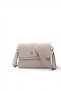 Burgundy - Bone Crow's Feet Plaid Women's Crossbody Bag Sp1009 - 8
