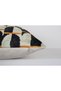 Modern Retro Patterned Decorative Throw Pillow Cover Black Cream Orange - 6