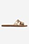 Biora Gold Genuine Leather Women's Slippers - 4