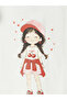 Güli̇s gi̇yi̇m - white crew neck printed girls' tank top 2-pack - 6