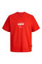 Men's Crew Neck Chest Printed T-Shirt - 2
