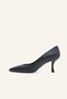 Siyah Deri Stiletto - 3