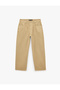 Cotton Regular Waist Baggy Jean Trousers with Plenty of Pockets - 3