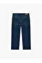 Normal Waist Cotton Pocketed Loose Fit Jean Trousers - Steve Jean - 4