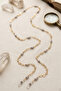Elegant Pearl Brass Eyeglass Chain - 2