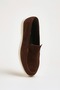 Hilton Model Genuine Suede Leather Eva Sole Loafer Shoes - 6
