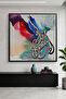 Fluid Script Islamic Wall Art | Framed Canvas Print | Arabic Calligraphy Decor for Living Room, Bedroom, Office & Gift