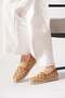 Sisferte çenber braided women's ballet flats - tan - 2