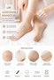 Women's Non-Slip Silicone Sole Invisible 5 Den Transparent Tulle Socks for Yoga, Pilates, and Daily Use - 6