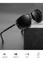 Men's Rectangular Polarized Sunglasses UV400 Protection Sun Glasses Metal Frame Fashion Anti-Glare for Driving Fishing Traveling 59mm Black - 3