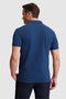 Men's Light Navy Blue Slim Fit Polo Collar Basic T-Shirt 50326920-Vr059 - 5