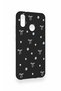 Huawei P20 Lite Compatible Mini Bow Black Patterned Silicone Case - 2