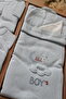 Barbosa Baby Boy Jacquard (Breathable Fabric) 10-Piece Summer Newborn Hospital Release Set - 4