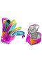 Primary School Trolley Bag and Lunch Set - Girls - Yellow Purple Checkered Pattern - 2