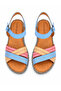 Lucia Blue -Pink Detail- Genuine Leather Women's Sandals - 2