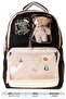 Four-Compartment Plush Black Cream Skate Printed Black - Beige Girls' Elementary School Backpack - C4113 - 6