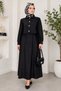 Women's 2 Piece Suit Shirt Collar Button Detail Chiffon Dress