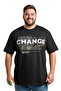Large Size Cotton Comfortable Fit Daily Use Crew Neck Men's T-Shirt