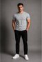 Men'S/Unisex T-Shirt Crew Neck Slim Fit Cotton Short Sleeve