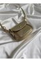 Martina Model Hand and Women's Shoulder Bag Mini Bag Gold (Does Not Fit a Phone) - 2