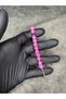 Zaza Pink Shimmering Glass Beads Natural Stone Prayer Beads - 3