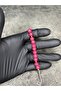 Zaza Pink Shimmering Glass Beads Natural Stone Prayer Beads - 3