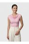 Women's Degaje Collar Polka Dot Snap Fastener Body Lycra Bodysuit