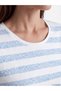 Striped 100% Cotton Women's T-Shirt - 3