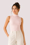 Women's 3-Piece Stand Collar Sleeveless Cotton & Modal Stretchable Basic Undershirt - 3-Piece Advantage Pack - 3