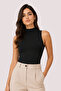 Women's 3-Piece Stand Collar Sleeveless Cotton & Modal Stretchable Basic Undershirt - 3-Piece Advantage Pack - 4