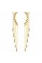 Diva Charm Elegant Stylish Women's Earrings Gold Color - 2