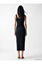 Lcw Vision Black Square Neck Bodycon Dress - 4