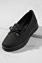 Stepsoft Comfort - Women's Orthopedic Sole Laser Cut Genuine Leather Look Casual Ballerinas - Laofer - 2