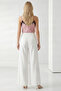 High Waist Zipper Pocket Wide Leg Regular Pants - 2