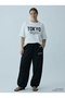 Plus Size Unisex Black Set – Oversized T-Shirt with Butterfly Print and Comfortable Pants Set – 3XL, 4XL, 5XL 6XL