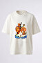 Slim Shady Design Back Printed Cotton White Oversize T-Shirt