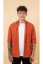 Men's Lycra Linen Shirt Special Color Series Sweat-Absorbent Breathable Extra Light Linen Shirt