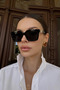 Bias Borb Black Gradient Ultra Light Women's Sunglasses with Uv400 Filter