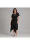 Women's Asymmetrical Cut Skirt Blouse Bottom Top Set