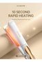 Professional Mini Hair Straightener Small Flat Irons For Short Hair Curls Bangs Travel Flat Iron White/Gold - 4