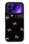 Xiaomi 17 Pro Glossy Phone Case with Pink Ribbon Design